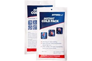 Instant cooler Ice pack- Ice packs 36 Count Disposable 7.5 x 4.5 Inches - Ready to use – Ideal for Injuries, Inflammation, Sp