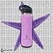 GO Active Stainless Steel Insulated Water Bottle with Flip Straw and Sweat-Proof Rubber Grip, H2O Sports Drinking Bottle is BPA Free, Portable, Durable, Good for Kids, Keeps Ice Over 20 Hours, 24 oz.