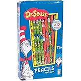 Raymond Geddes Dr Seuss Number 2 Pencils For Kids 72 Count (Pack of 1)