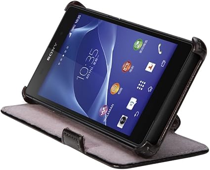 Amazon July Sony Xperia Z2 Docomo So 03f Sirius 5 2インチ 高級puレザーケース 純正クレードル充電対応スタンド機能付き ブラック 15 1 ケース カバー 通販
