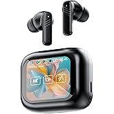 StitchGreen LX-10 Hybrid Active Noise Cancelling Wireless Earbuds BT 5.4 Play Time 4-5 Hours Stereo in-Ear Headphones, Environment Noise Cancelling Gaming Earbud, Waterproof IPX-4