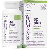 GNC Women's 50 Plus Multivitamin, High Potency, 60 Count, 30 Servings | Provides B Vitamins for Metabolism and Energy Support, Delivers Tailored Nutrition for Women's Energy, Balance, and Health