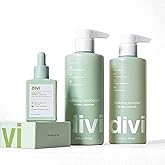 Divi Hydrating Hair Care Routine, Includes Full Size Hydrating Shampoo, Conditioner, and Scalp Serum, Gently Cleanses, Removes Scalp Buildup, Hydrates, and Nourishes Hair, 3 Piece Set