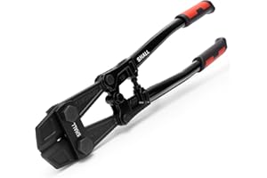 SHALL 18" Bolt Cutter Heavy Duty, Lock Cutter, Chain Cutter, Ergonomic Handle, More Efficient Leverage, for Cutting Locks, Ch