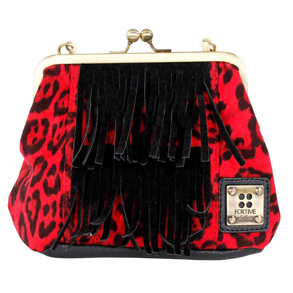 For Time Monedoro Rojo Flecos Women’s Wallet, Red (Rojo), 8x18x17 Centimeters (W x H x L)