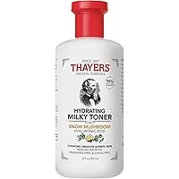 THAYERS Milky Face Toner Skin Care with Snow Mushroom and Hyaluronic Acid, Natural Gentle Facial Toner, for All Skin Types, 3