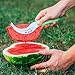 iCookPro Watermelon Slicer & Corer & Server As Seen On TV. Perfect Stainless Steel, Not Sharp, Premium Quality. Cut Your Melon Cantaloupe Fruit Easily With a Kitchen Utility Knife. Shipping from USA