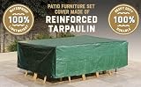 RICHIE Garden Furniture Cover 240x140x90 Green Waterproof Windproof view 8
