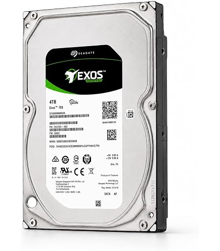 Amazon.com: Seagate Exos 7E8 4TB 512n SATA 128MB Cache 3.5-Inch
