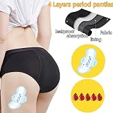 ZVZK Period Underwear Heavy Flow Women Absorbent Leak Proof Panty S 1 Pack view 7