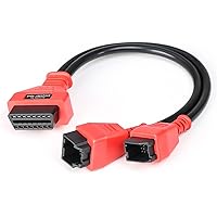 Autel Chrysler 12+8 Programming Cable Adapter | Fits DS808, MS905, MS906, MS908 Scanners
