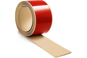 Bnell Floor Transition Strip Self Adhesive Vinyl Laminate Floor Cover Strip 3" Floor Flat Divider Strip for Joining Floor Gaps and Doorway Transitions (10Ft, 7.6cm, Light Brown)