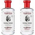 THAYERS Alcohol-Free, Hydrating Rose Petal Witch Hazel Facial Toner with Aloe Vera Formula, Vegan, Dermatologist Tested and Recommended, 12 Oz (Pack of 2)