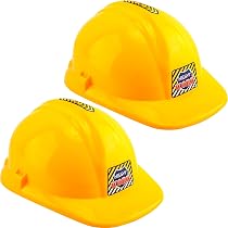 Casque de protection en plastique de travailleur de la construction, motif d'outils, jaune, taille unique, accessoire de costume à porter pour l'Halloween | Party City