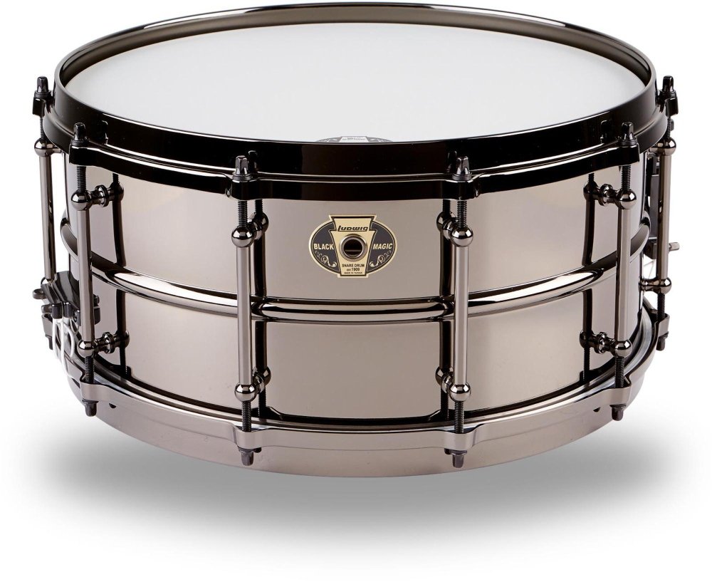 LUDWIG BLACK MAGIC 14 X 6.5 LW6514 Snare drums Metal snares Amazon