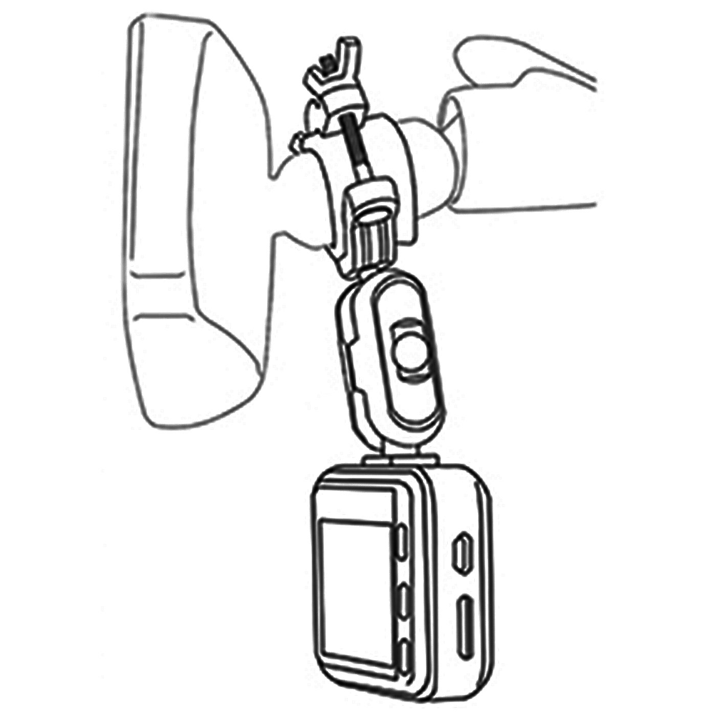 Buy Pruveeo Dash Cam for 99% Dash Cam and GPS, Car Rearview Mirror 