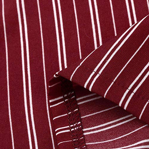Inverlee Women Fashion Striped Long Sleeve Coat Lapel V-Neck Casual Jackets Tops - Thumbnail 6