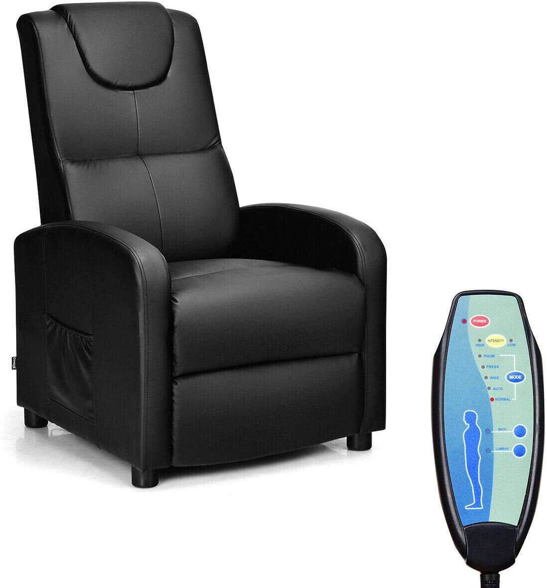 Fashion Functionality Relax Body Extra Comfortableness Vibration Massage Function Superior Material & Durable Structure Softly Padded Cushion and Backrest Electric Massage Recliner Sofa Chair