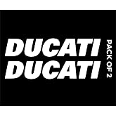 VALIANT COLLECTIONS &ndash; Ducati Stickers&ndash;Vinyl Decal for Car, Van and Helmet&ndash;Indoor and Outdoor use for Long Lasting&ndash;Waterproof Stickers for Waterbottle and Laptop &ndash; Removable Sticker for Mirror &ndash;VC 445