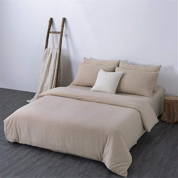 Jiaosa Funda nórdica y Funda de Almohada para Camas Individuales y