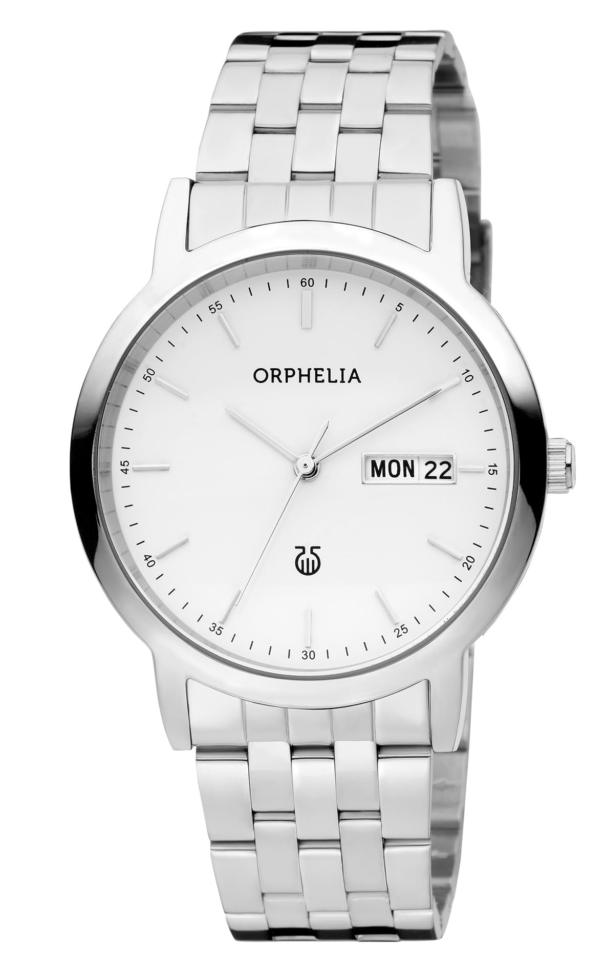 Orphelia Momento Men's Quartz Watch with White Dial Analogue Display and Silver Stainless Steel Bracelet 62603 — image 1