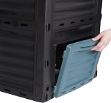 Garden Haven 300L Garden Compost Bin Black Green Eco Friendly BPA-Free Heavy view 9