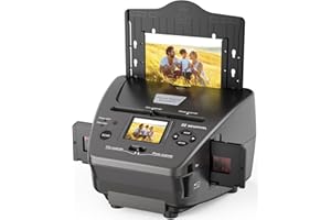 DIGITGARDEN 22MP Digital Film & Photo Scanner – Converts 35mm/135 Slides, Negatives & 3.5x5, 4x6, 5x7 Photos to JPEG – Slide & Negative Scanner with 2.4" LCD, 4GB SD Card
