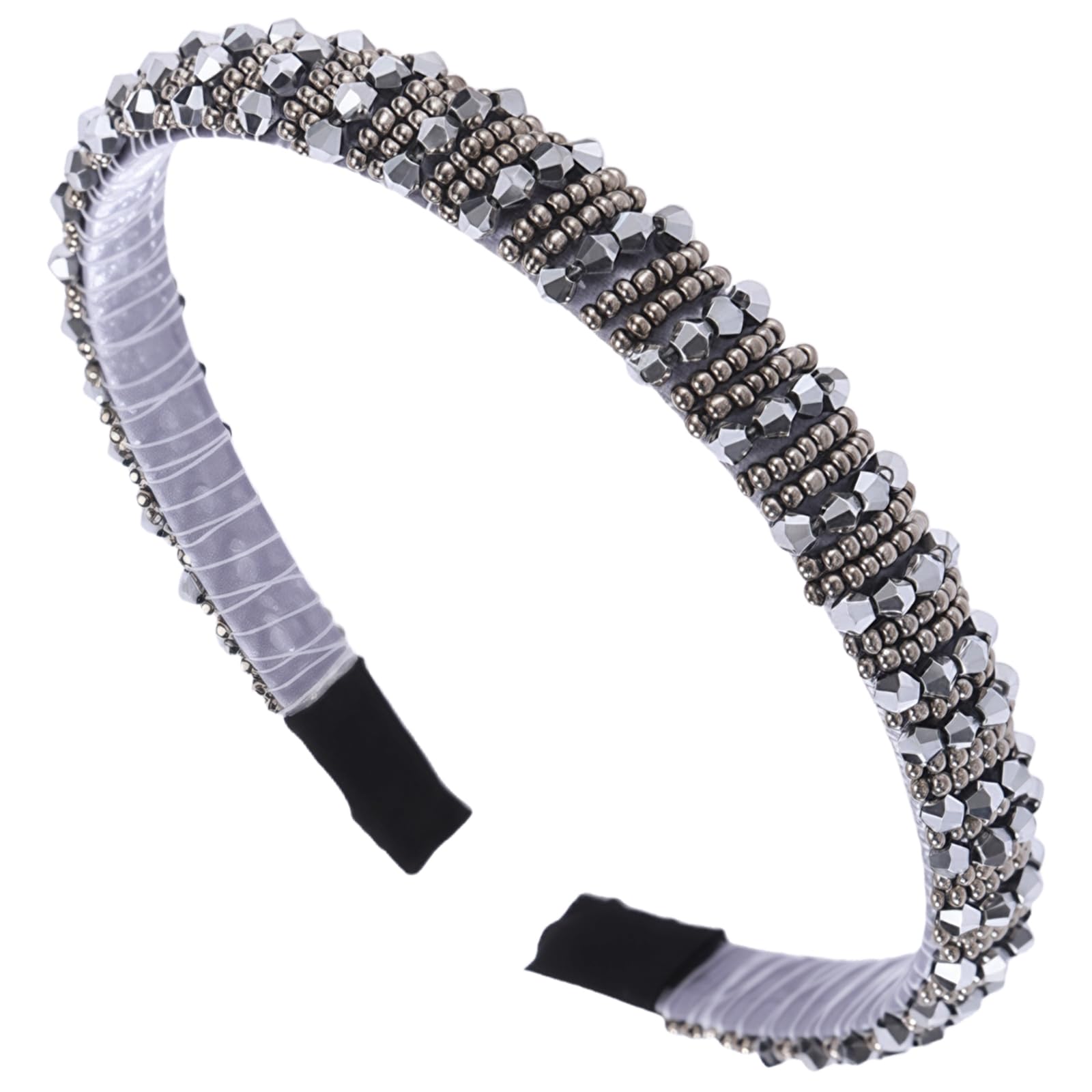 scicent Hair Bands for Women Fashion Crystal Hair Band Non-Slip Hard Hair Hoop for Dancing Parties Daily Wear Work Festival Hair Accessories 16514 — image 1