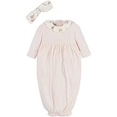 Mud Pie Baby Girls Mud Pie Children's Ivory Pointelle Gown