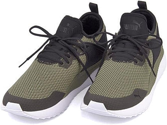Amazon プーマ Puma レディース ローカット スニーカー ペーサー ネクスト ケージ Gk 通気性 クッション性 カジュアル スポーツ ウォーキング Pacer Next Cage Gk 3652 プーマブラック キャピュレットオリーブ 24 5cm Puma プーマ スニーカー