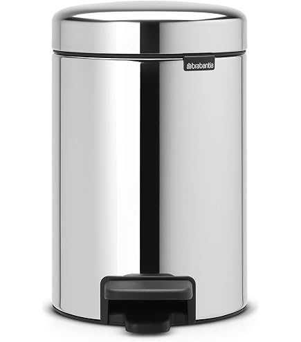 Amazon.com: Brabantia Pedal Bin newIcon with Plastic Inner Bucket