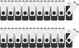 KEXIN 20 Pack 8GB USB Flash Drives USB 2.0 Memory Stick Swivel view 1