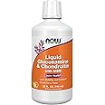 NOW Foods Supplements, Glucosamine & Chondroitin with MSM, Liquid, Joint Health, Mobility and Comfort*, 32-Ounce