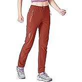 Gopune Women's Hiking Pants Lightweight Quick Dry Water Resistant Elastic Waist Workout Travel Athletic Joggers