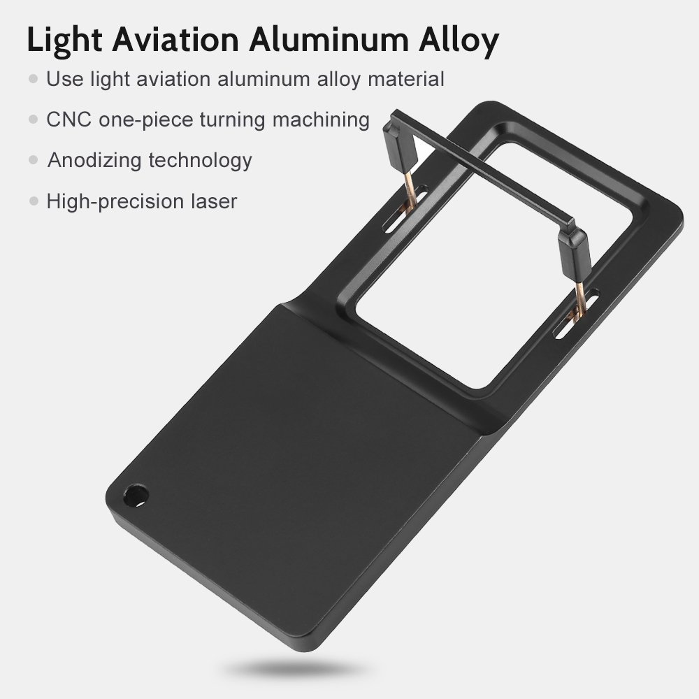 Mbuynow Placa de Montaje del interruptor Adaptador para Acción Cámara GoPro Hero 5 4 3+ YI, XiaoMi, SJCAM,DJI OSMO Y Estabilizador Móvil Feiyu Zhiyun Smooth Accesorios de Mano