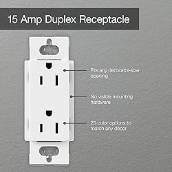 Lutron 15 Amp Tamper-Resistant Duplex
