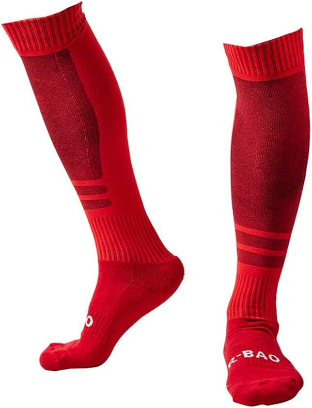 Soccer Socks, Team Athletic Socks for Kids Youth Adult, Over-the-Calf, Cushioned