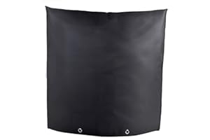 ZFZGFRCS Outdoor Backflow Preventer Insulation Cover Pipe Insulation Backflow Covers for Pipe Freeze Protection Sprinkler Valve System Cover Preventer Cover Insulated Pouch (24" W x 24" H,Black)
