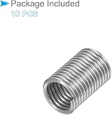 CoCud M6x1 Wire Thread Inserts 18mm 304 Stainless Steel Helical Screw Sleeves view 5