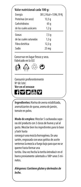 Max Protein Fitzza Harina Avena - 2000 gr: Amazon.es: Salud y cuidado personal