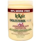 Le Kair Cholesterol Plus Jamaican Black Castor Oil Deep Treatment Conditioning Cream 24 Oz.