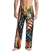 Moduyok Mens Pajama Pants Sleepwear Ultra Lightweight Soft Pjs Bottoms Sleep Lounge Long Pant with Drawstring Pockets