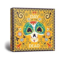 Canvas Wall Art Skull Art Canvas Prints Home Artwork Decoration for Living Room,Bedroom - 12x12 inches