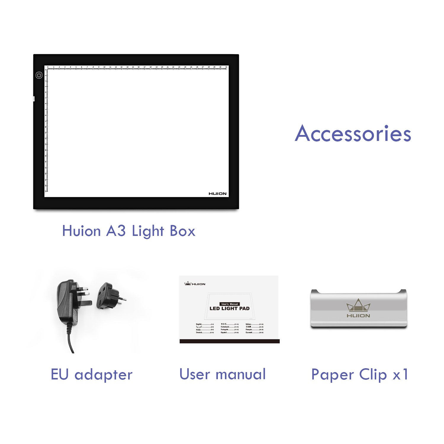 Home 330mm ultraslim Tracing Board Light Box with Adjustable