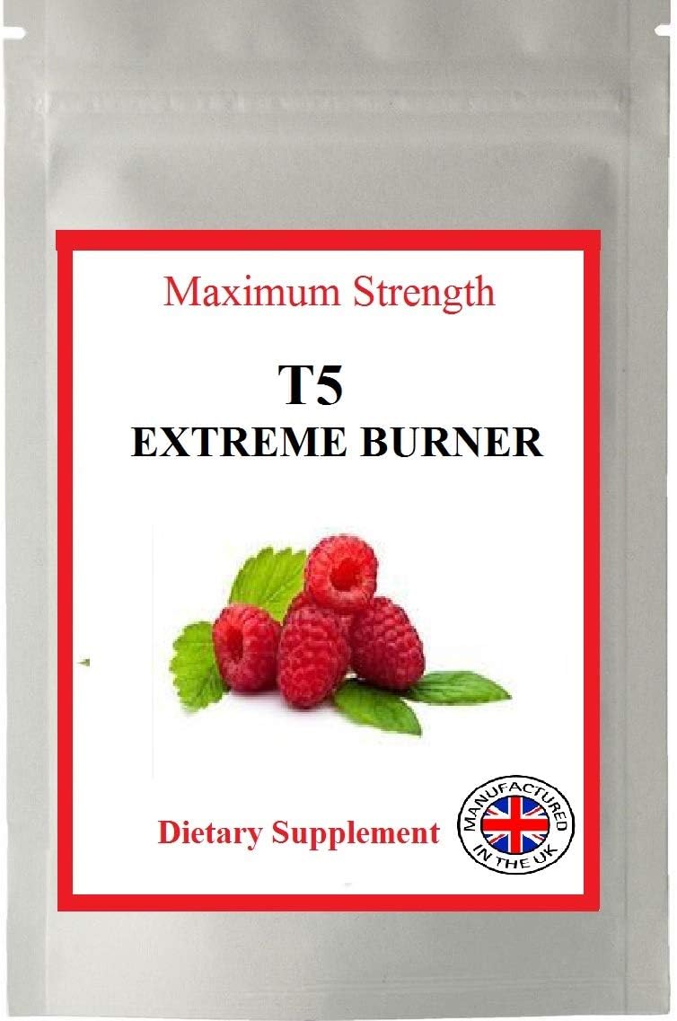 T5 Advanced Fat Burners - Raspberry Fruit Extract 10-1 - *****Buy 2 GET 1 Free***** for Weight Loss - for Men and Women