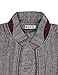 H2H Mens Herringbone Cardigan Sweater Of Knitted Sleeves WINE US L/Asia XL (KMOSWL015)