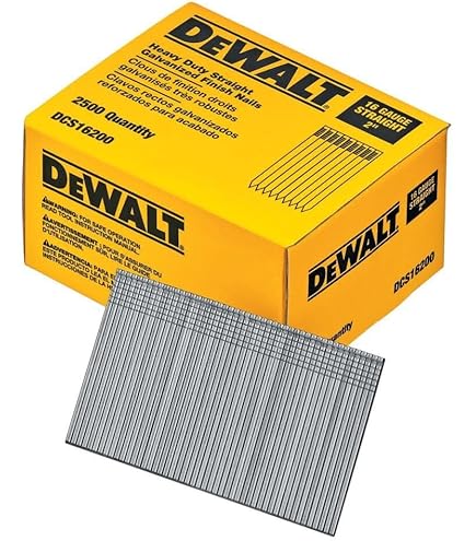 B&C Eagle B16-2 Lot De 2 500 Clous De Finition Droits Galvanisés De Calibre 16 5,1 Cm