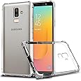 Zeking Galaxy J8 2018 Case Anti-Scratch Crystal Clear Flexible TPU Silicone with Four Corner Bumper Protective Case Cover for Samsung Galaxy J8 (2018)(Transparent)