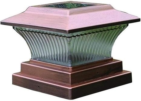 Impermeable Pilar Lámpara para Patio 1pc solar al aire libre Columna