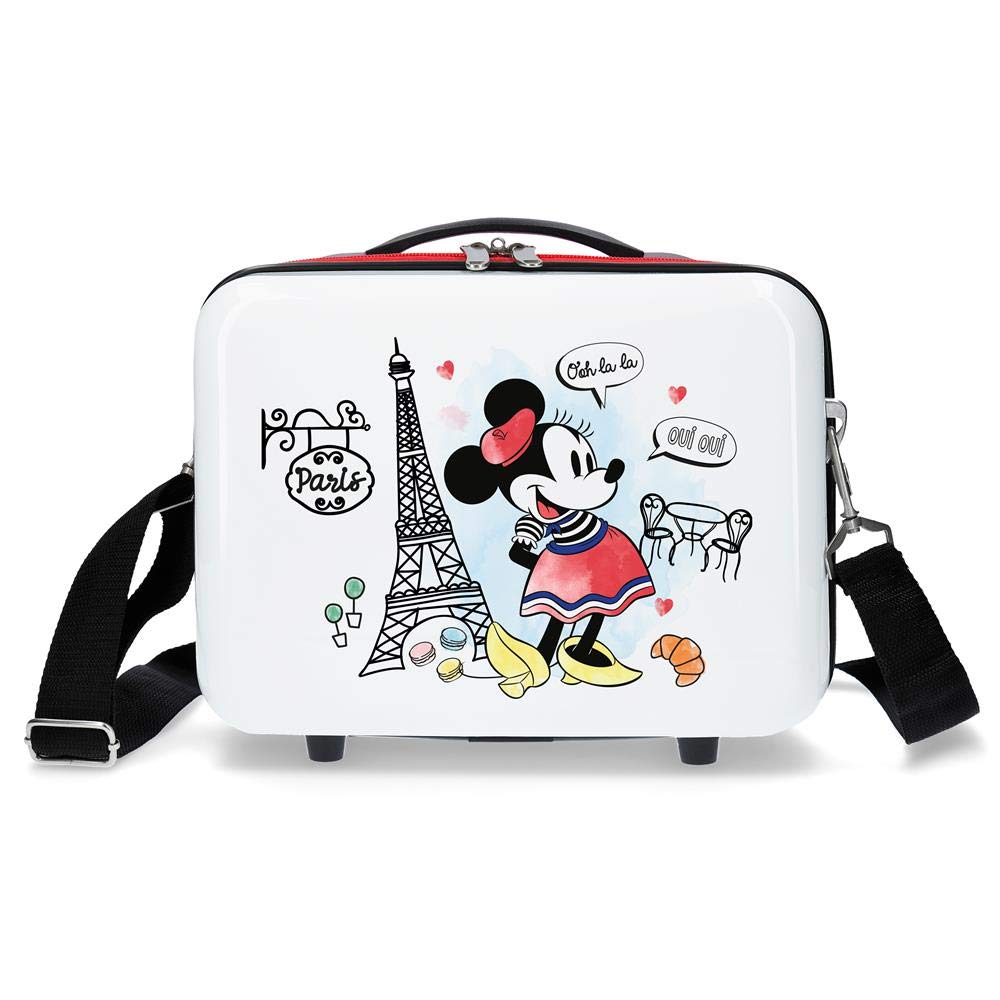 Disney Minnie Around the World Paris Red ABS Adaptable Beauty Case 29x21x15